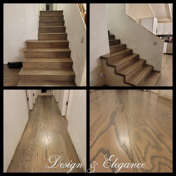 Hardwood Staircase Installation and Refinishing Northern Colorado - Staircase Renovation For A Condo With Hardwood